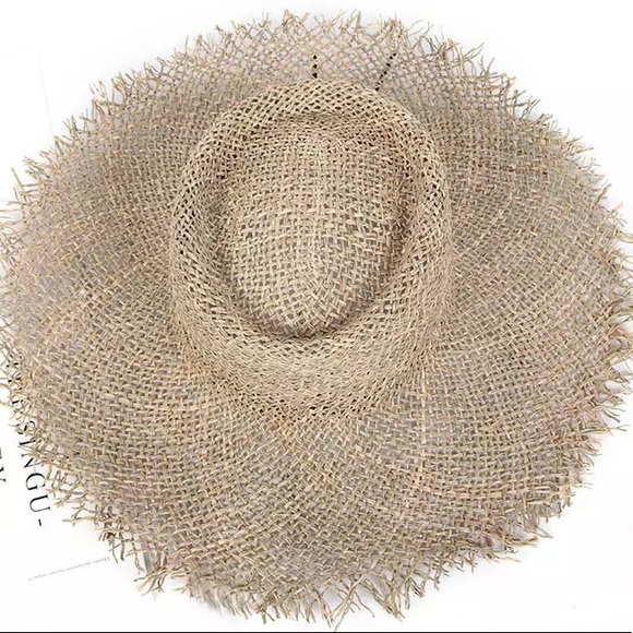 Ubí Organic Grass Summer Braided Sun Hat Wide Brim - Picture 7 of 10